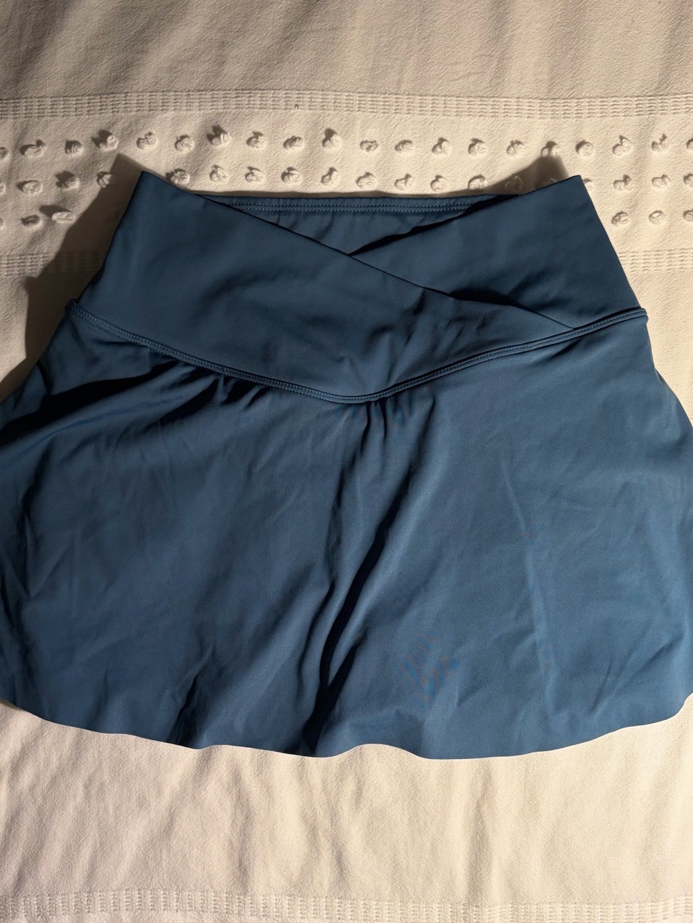 HALARA Blue Skort with Crossover Waist